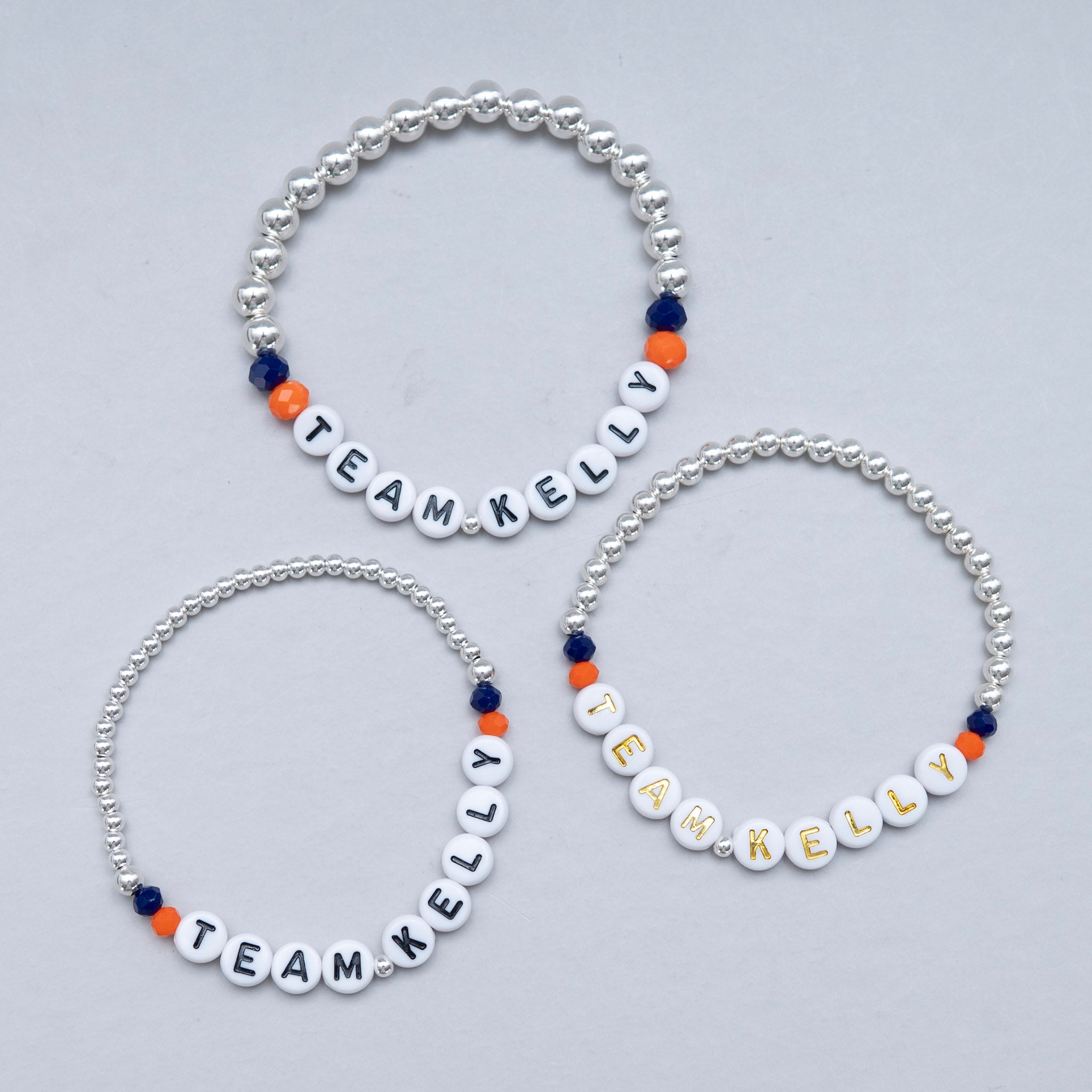'Team Kelly' Beaded Lux Bracelet - ALS Fundraiser