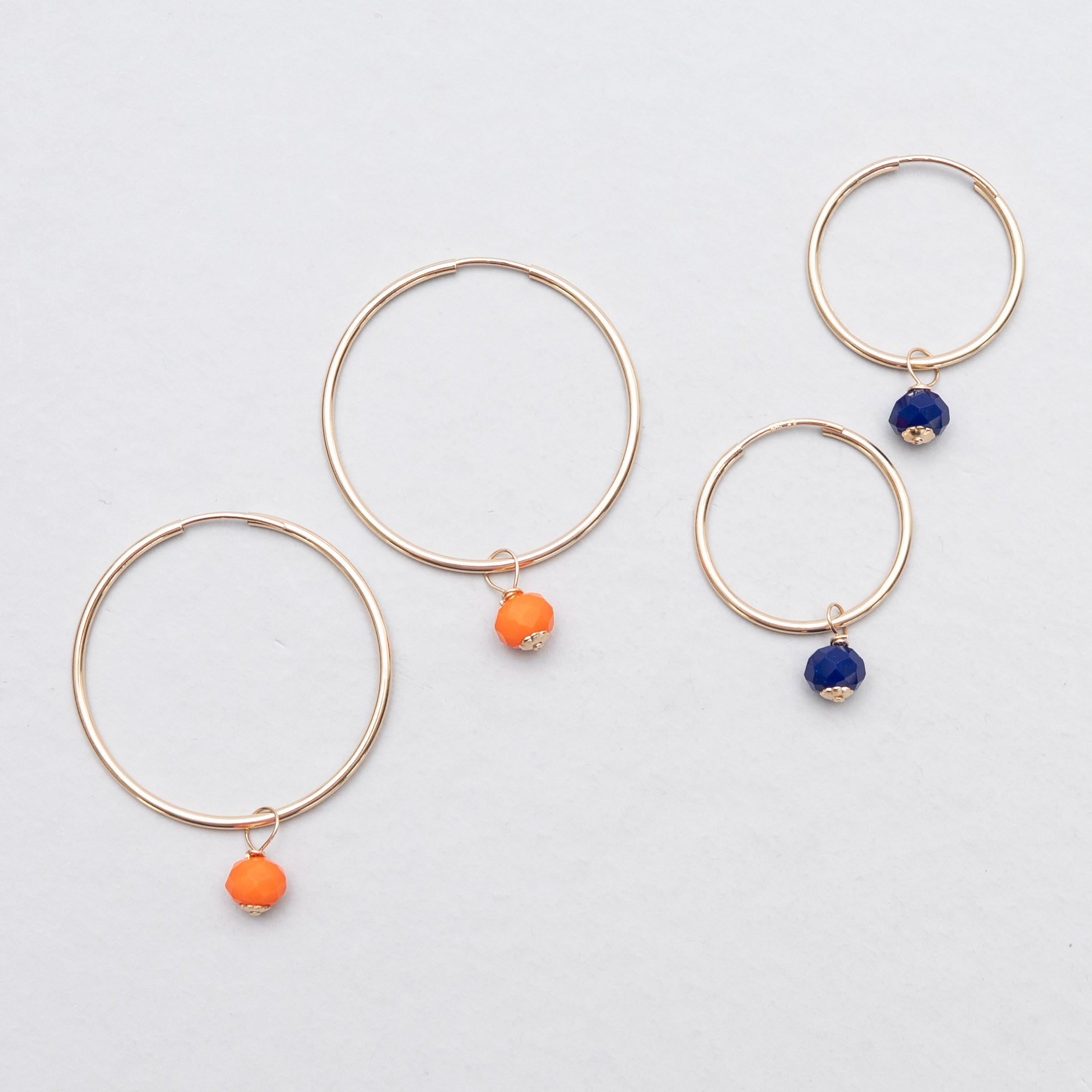 Endless Hoops & Color Faceted Hoop Drops - ALS Fundraiser