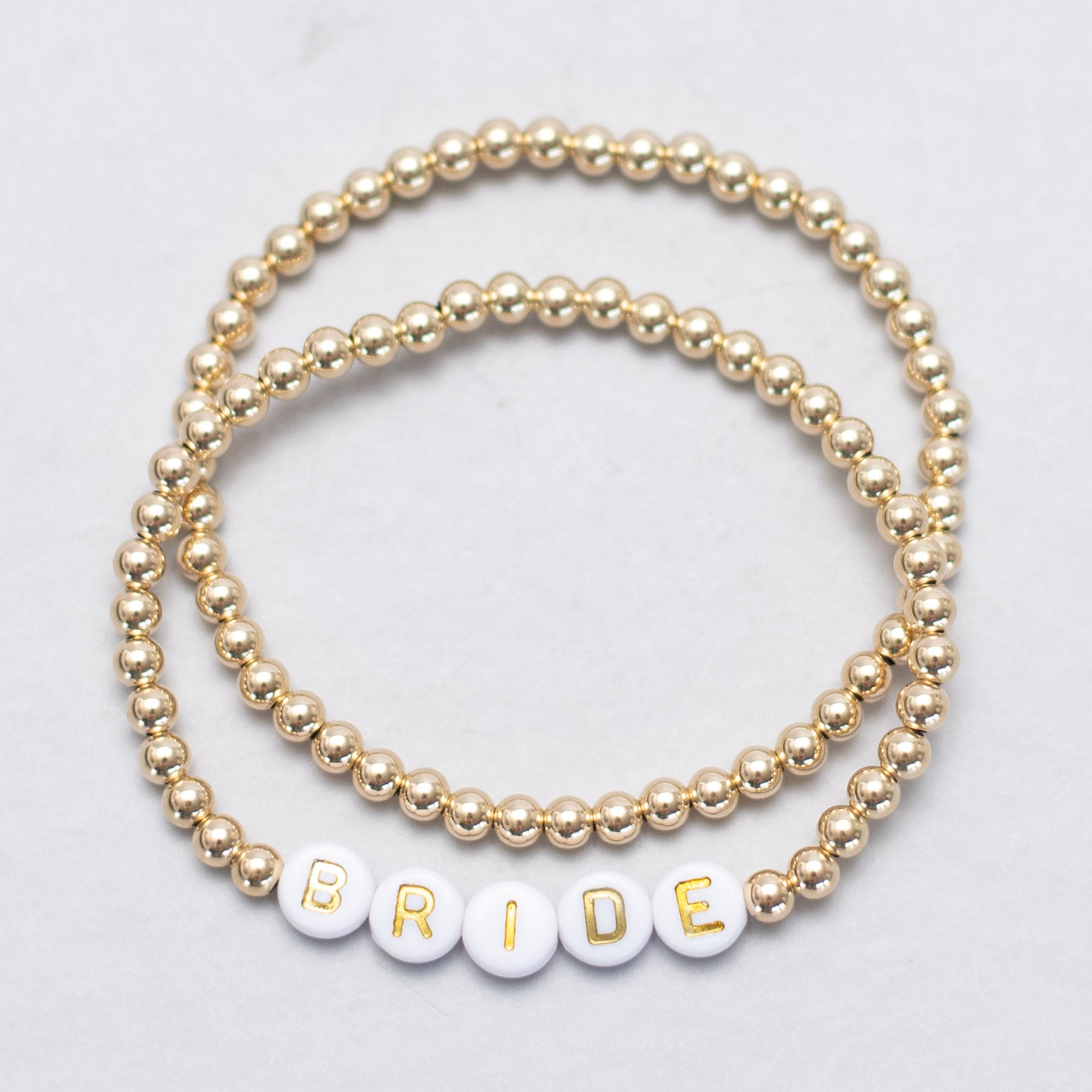 4mm Bride Beaded Lux Bracelet