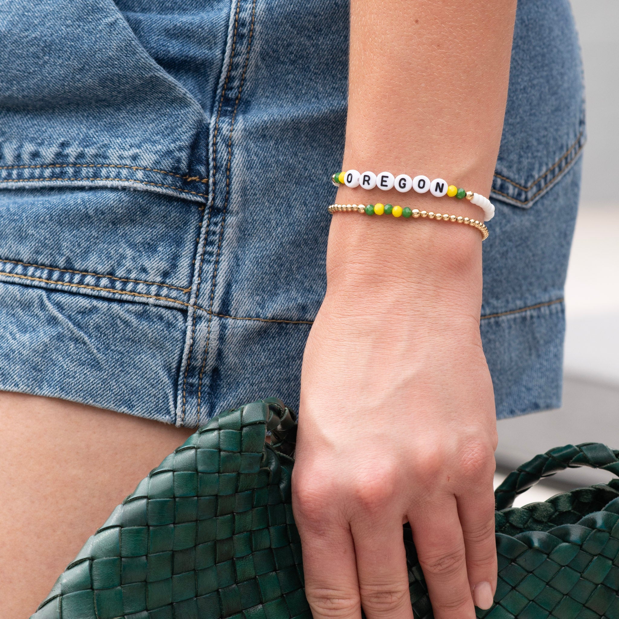 3mm Personalized Game Day Beaded Lux Bracelet - Jewel Ya