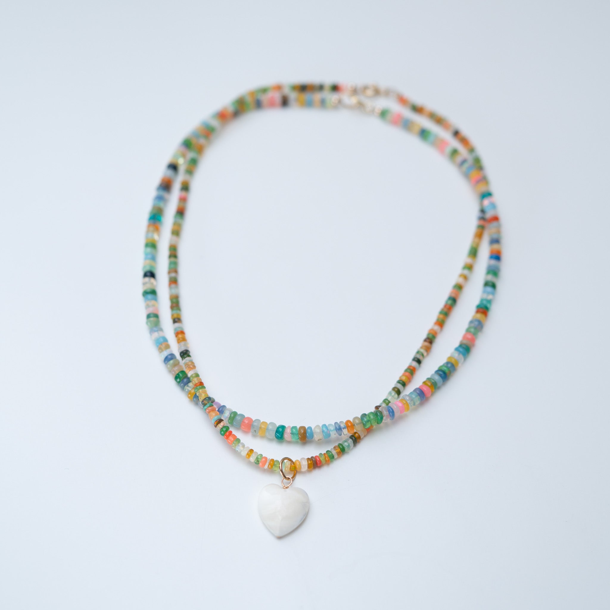 Ethiopian Multicolor Opal Beaded Necklace - Jewel Ya