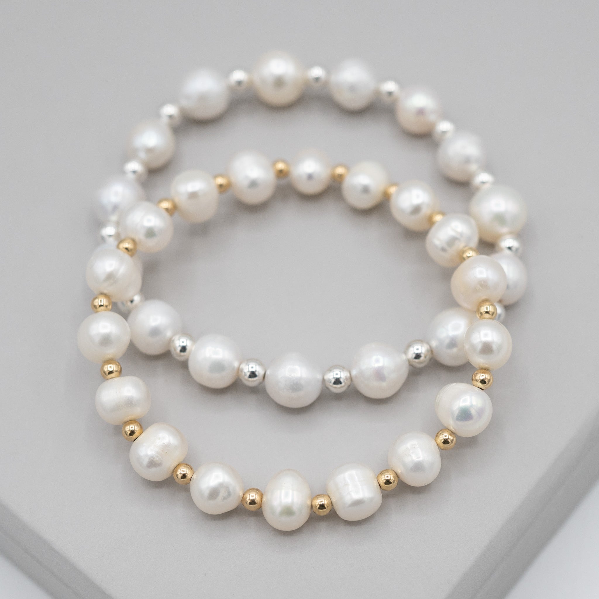 Freshwater Pearl Beaded Bracelet