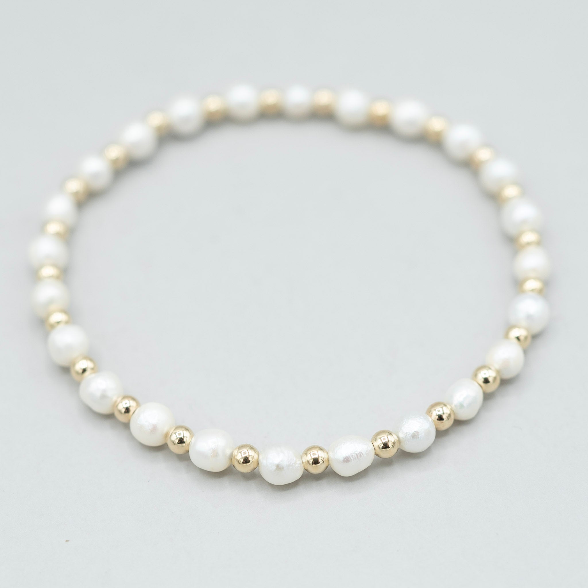 Freshwater Pearl & Beaded Lux Bracelet