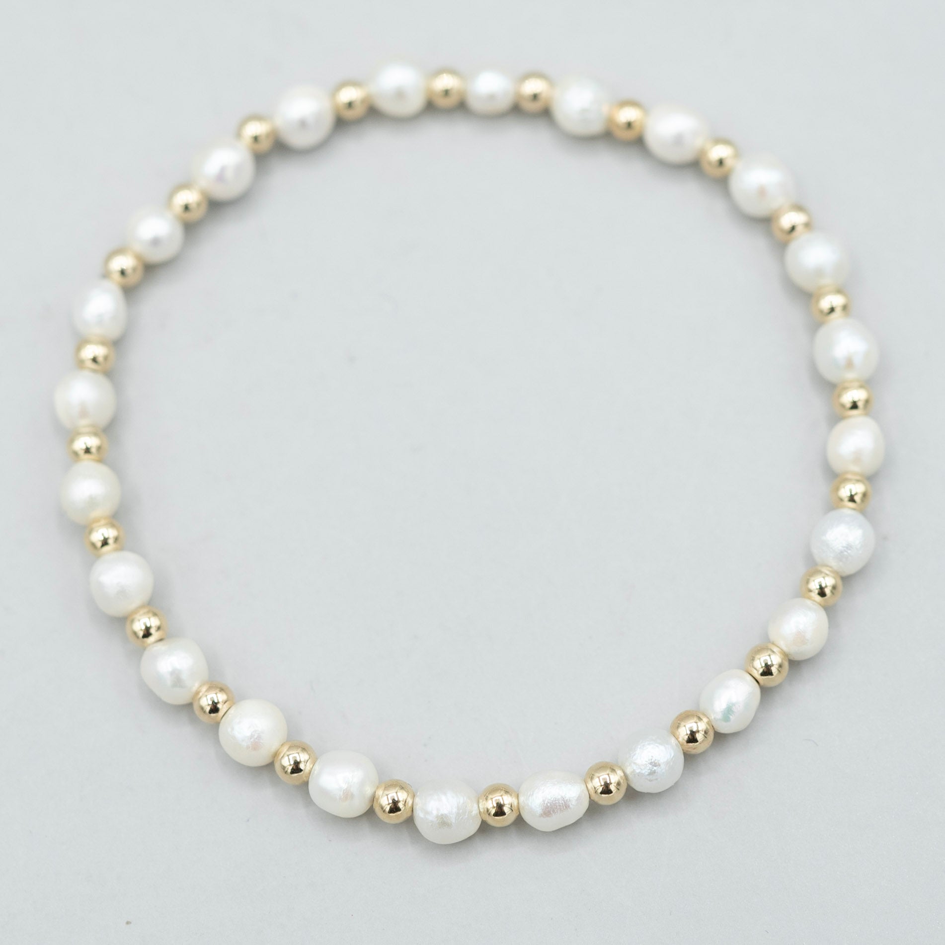 Freshwater Pearl & Beaded Lux Bracelet