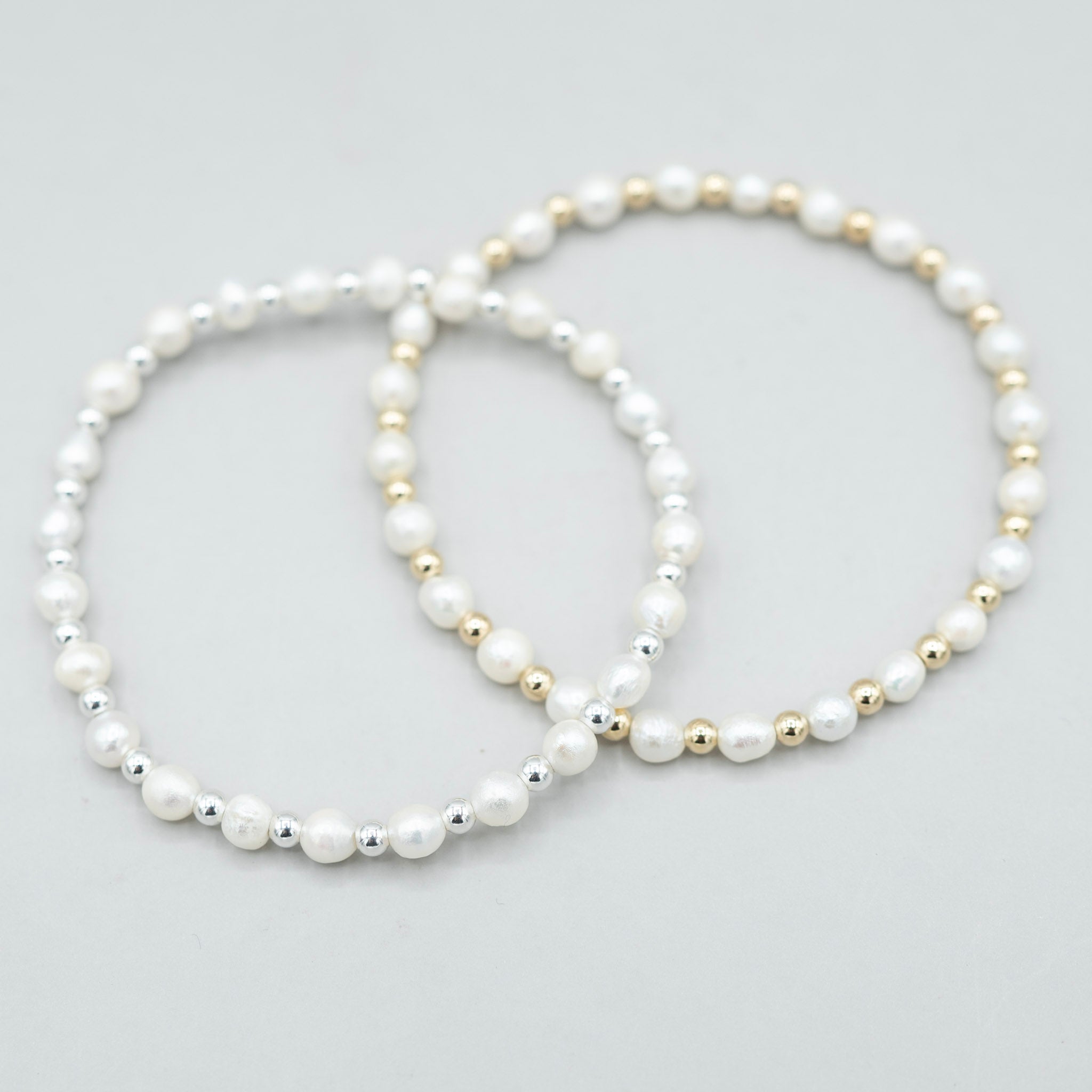 Freshwater Pearl & Beaded Lux Bracelet