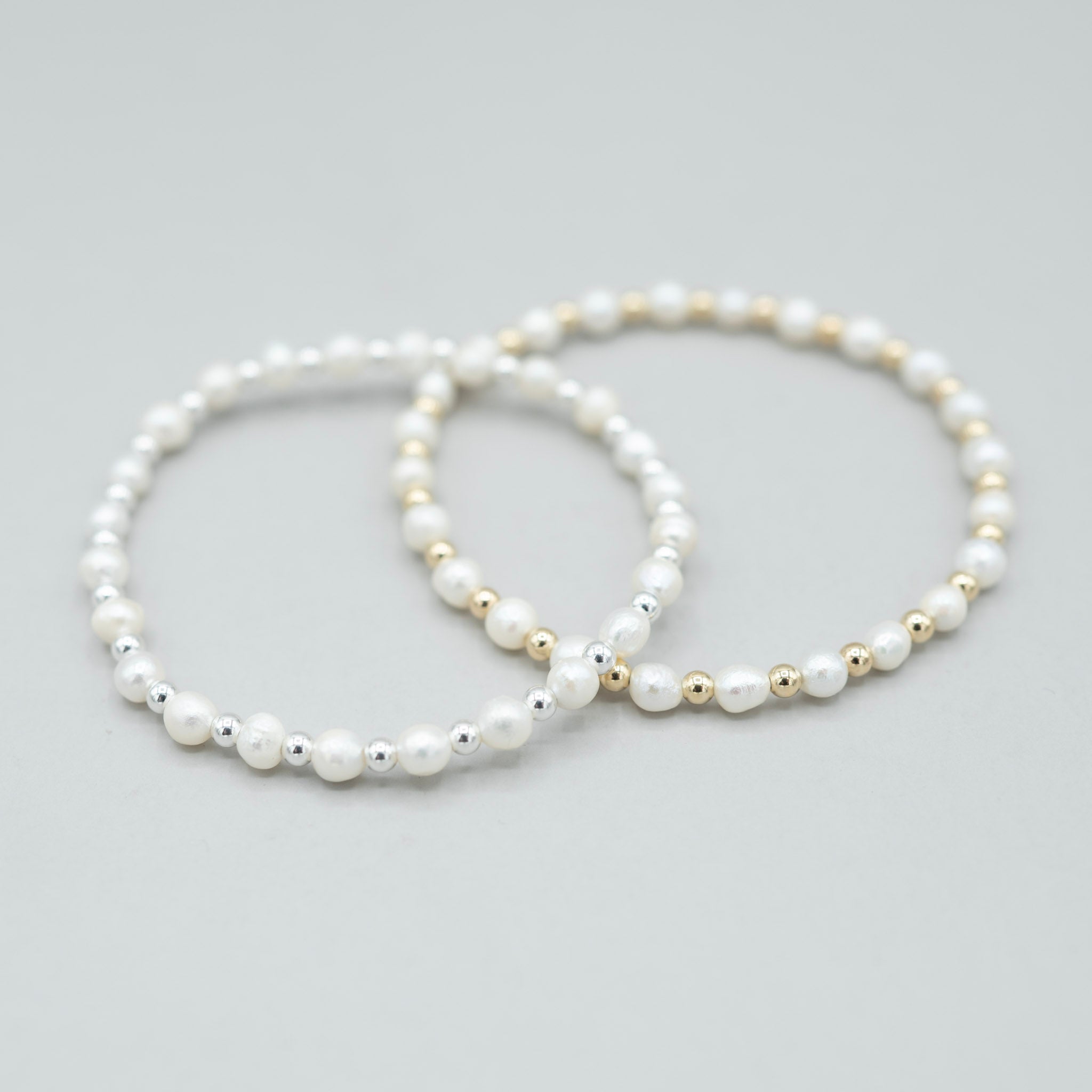 Freshwater Pearl & Beaded Lux Bracelet