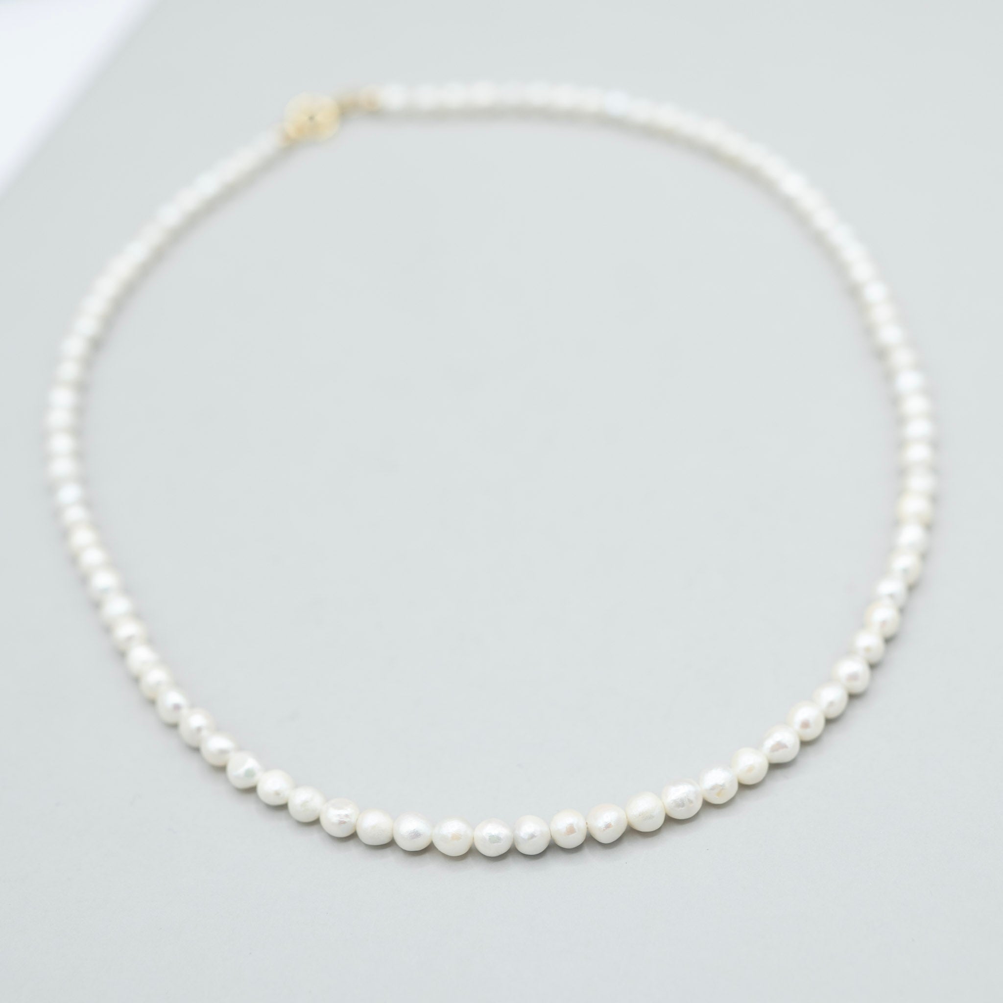 4mm Freshwater Pearl Beaded Necklace