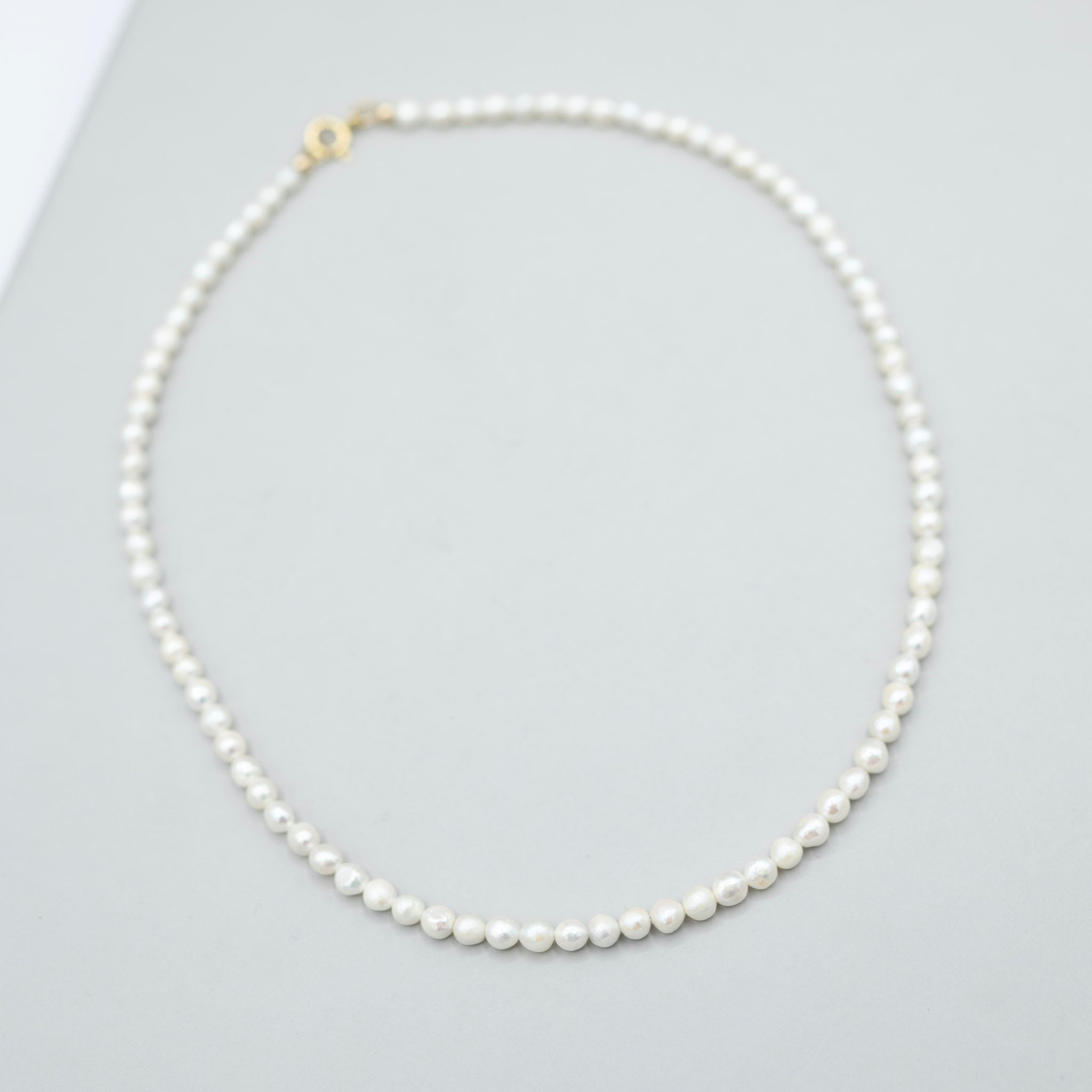 4mm Freshwater Pearl Beaded Necklace