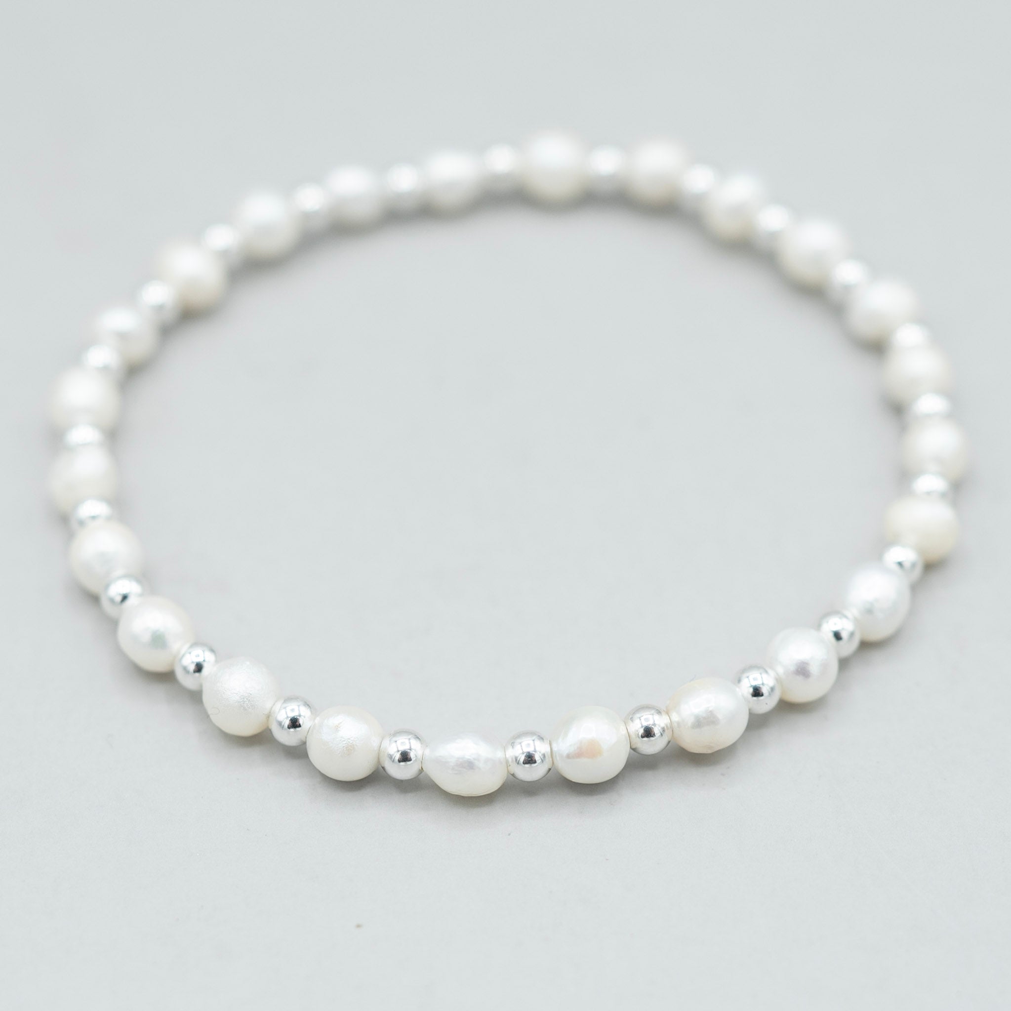 Freshwater Pearl & Beaded Lux Bracelet