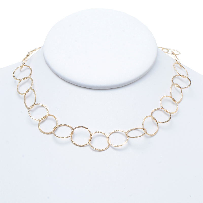 14k Gold Filled 13mm Circle Chain