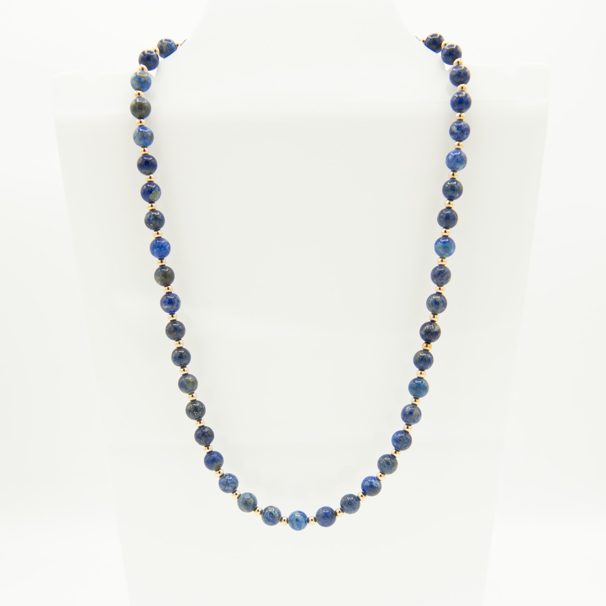 Lapis & Beaded Lux Necklace