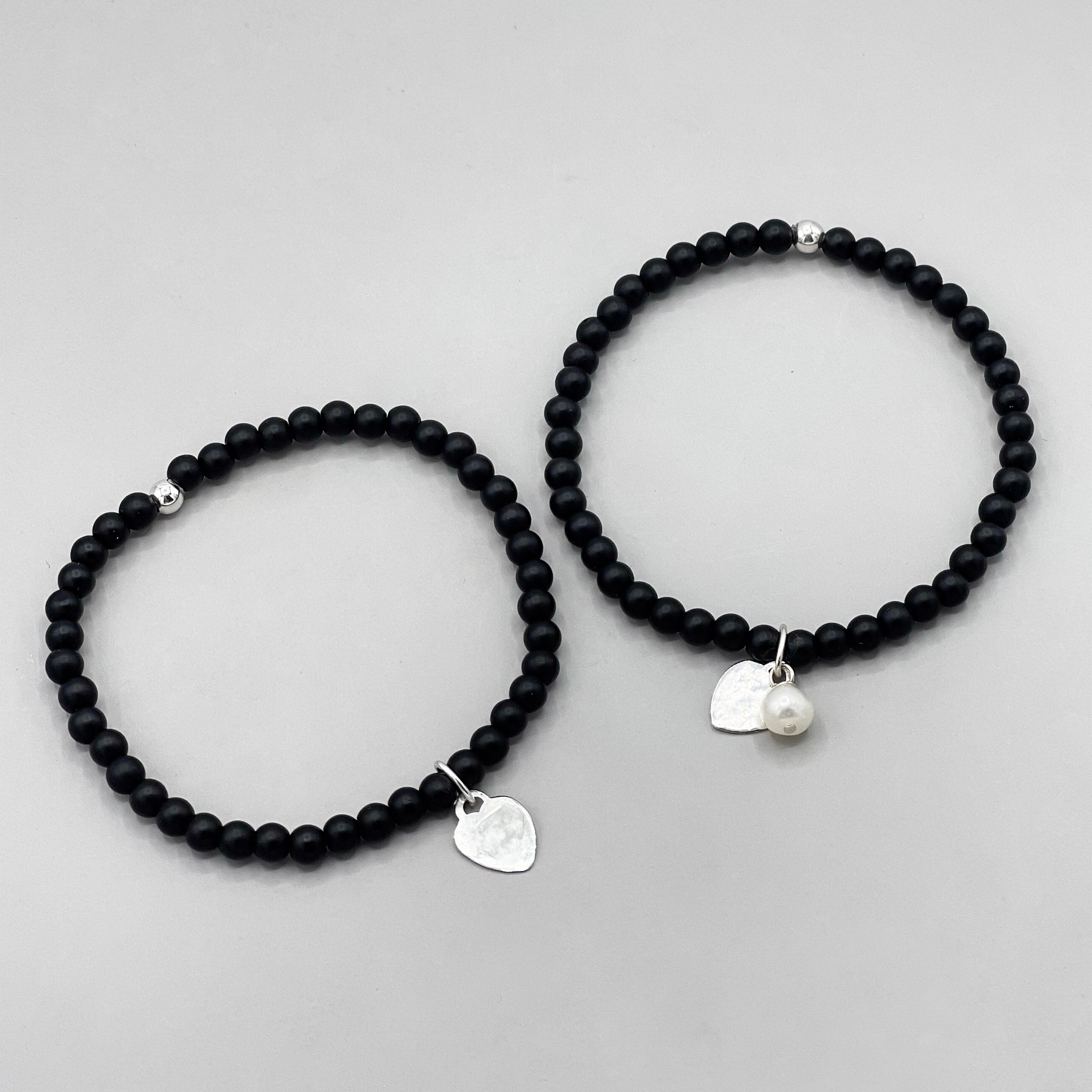 4mm Matte Black Onyx Bracelet