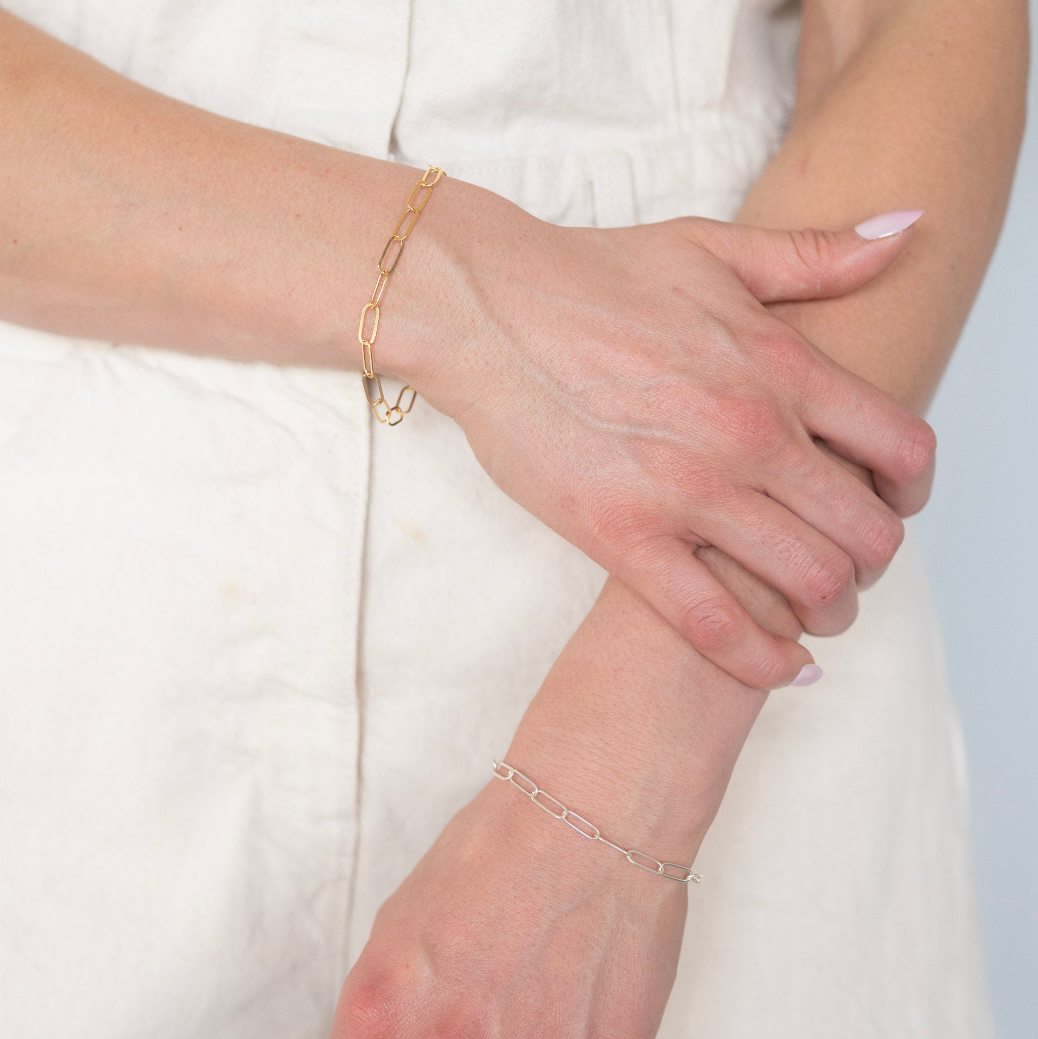 Midi  Paperclip Chain Bracelet