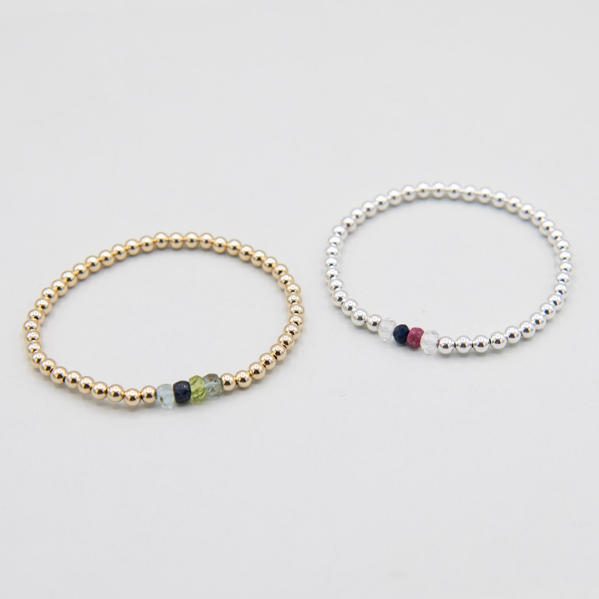 'My People' Birthstone Beaded Lux Bracelet