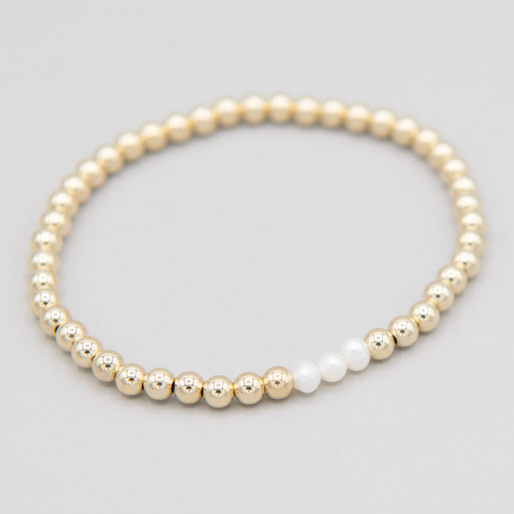 June Freshwater Pearl Beaded Lux Bracelet