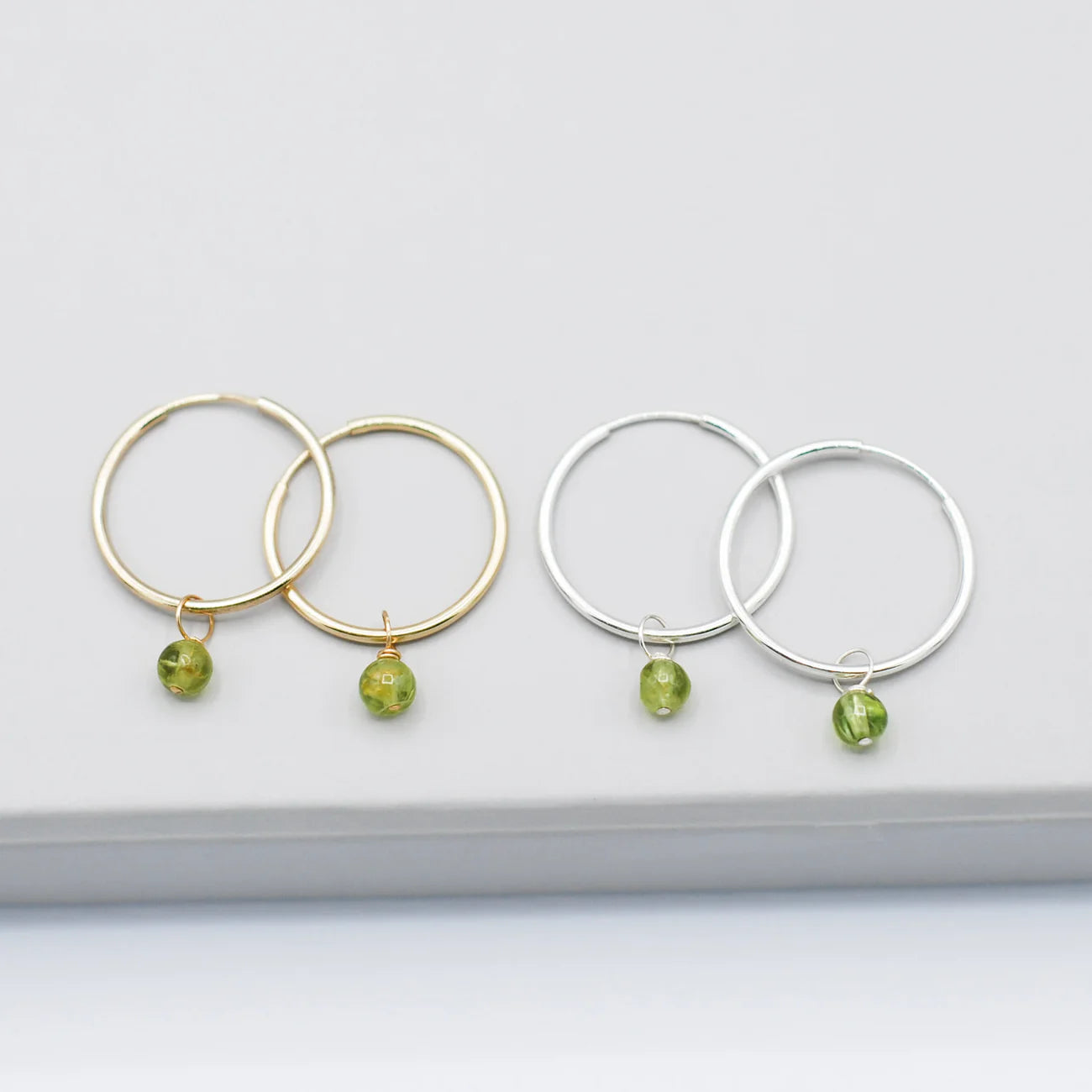 Endless Hoops & Birthstone Drops