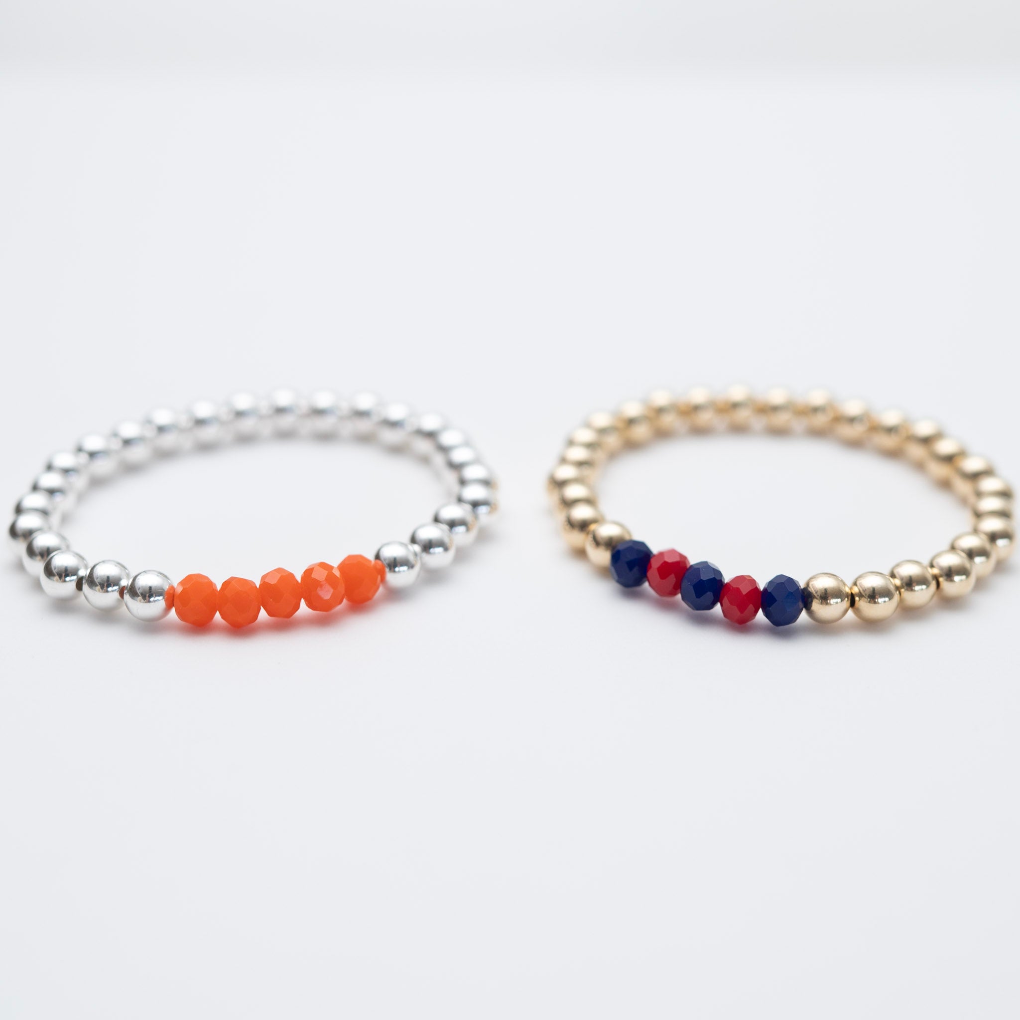 Personalized Game Day Beaded Lux Bracelet