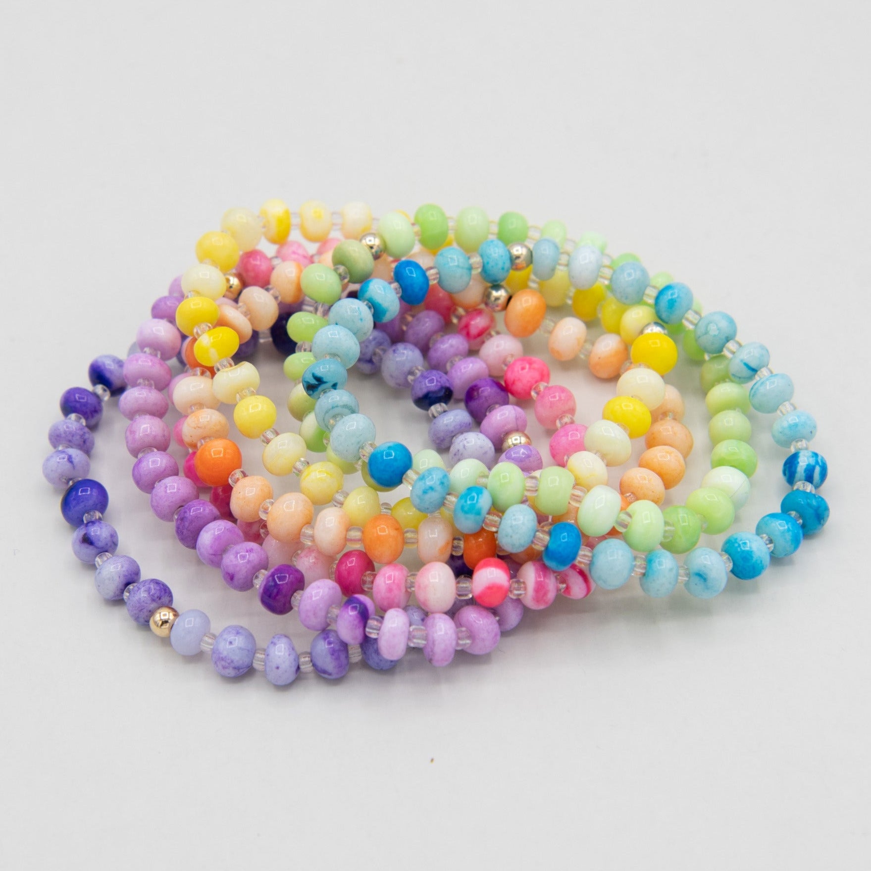 Peruvian Opal Color Bracelet Stackers - Jewel Ya