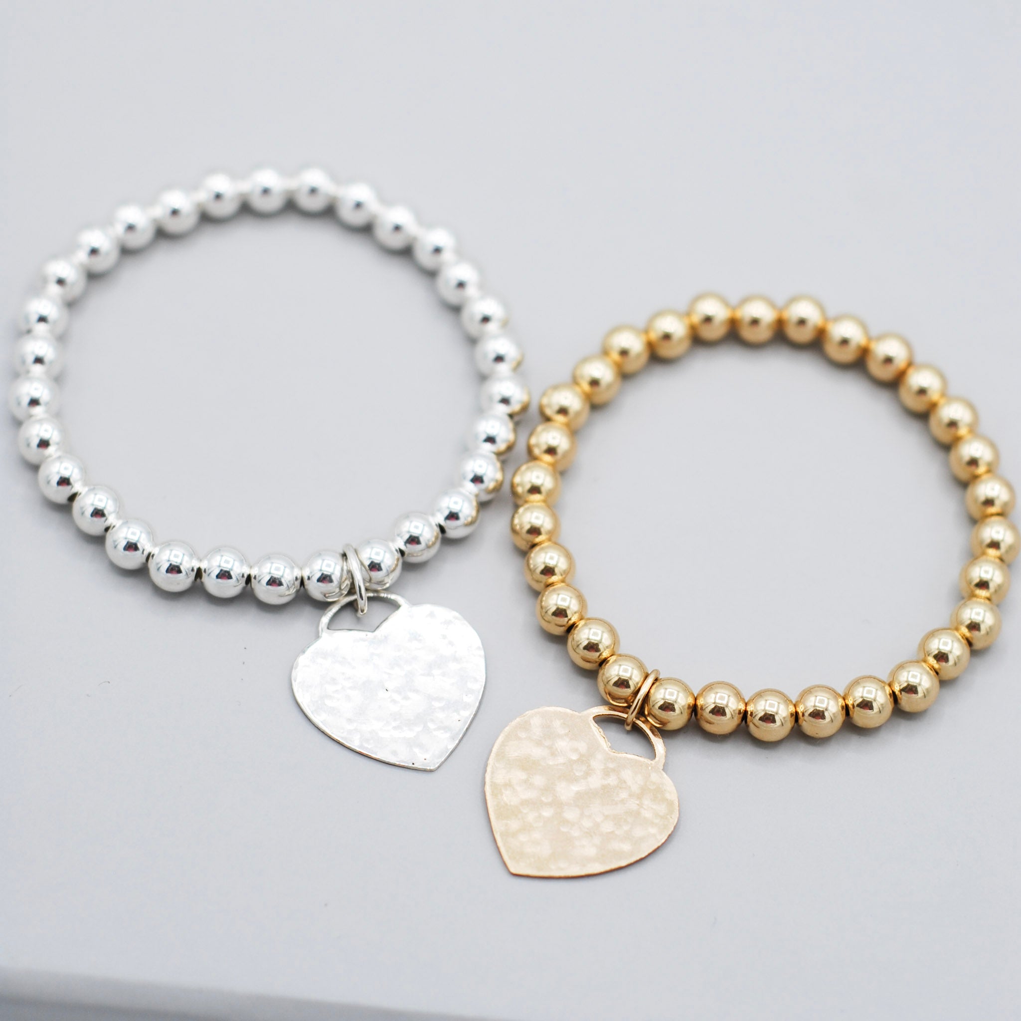 Puffy Heart Bauble Bracelet - Idalia Baudo Jewelry