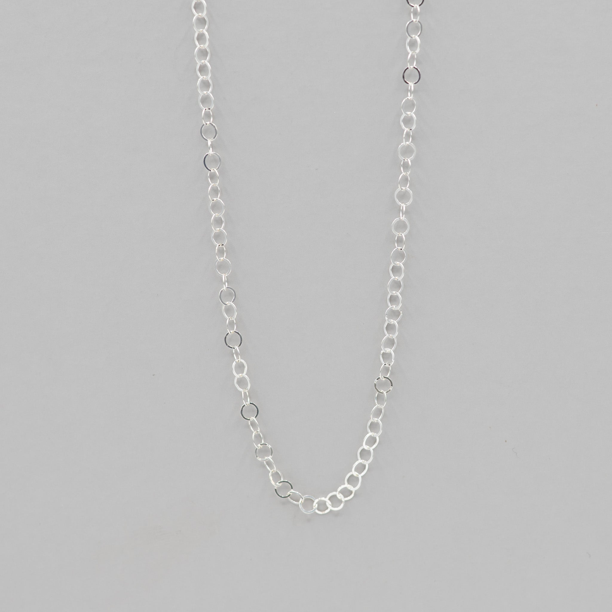 Sterling Silver 3mm Circle Layering Chain