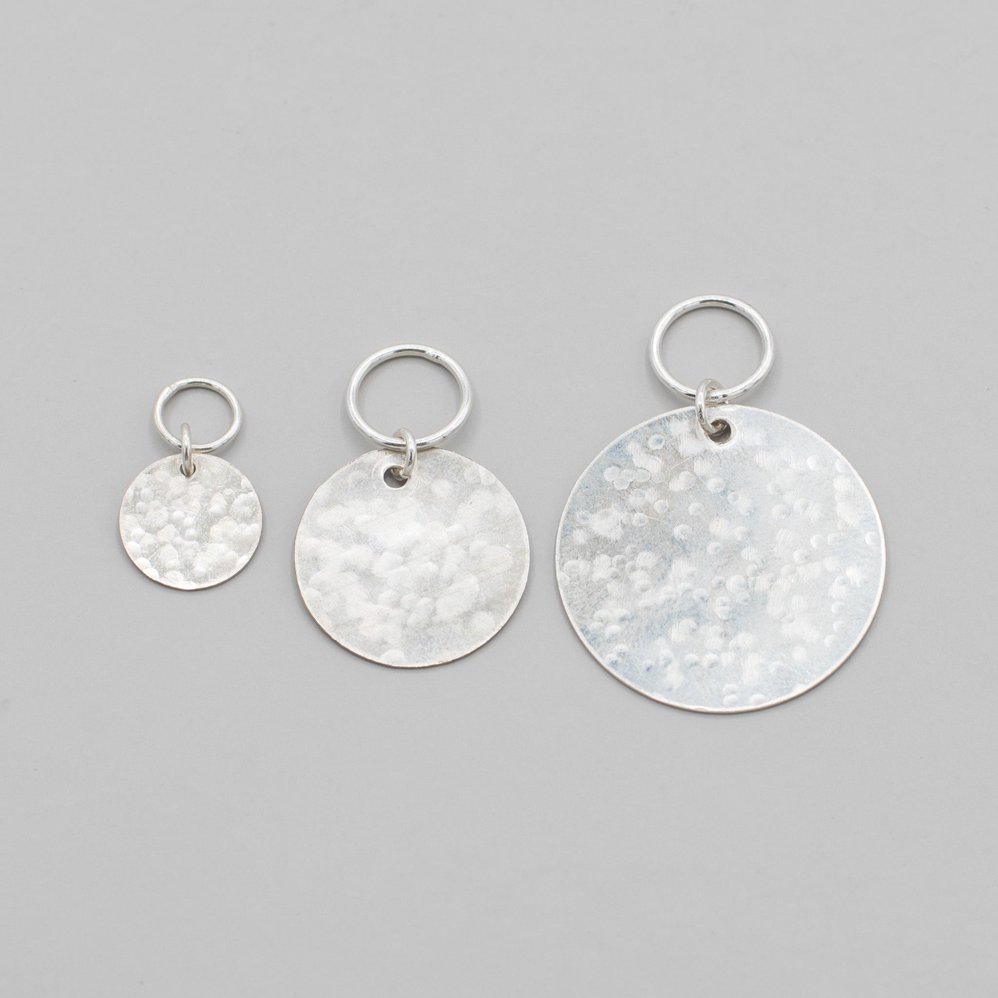 Sterling Silver Disc Charms