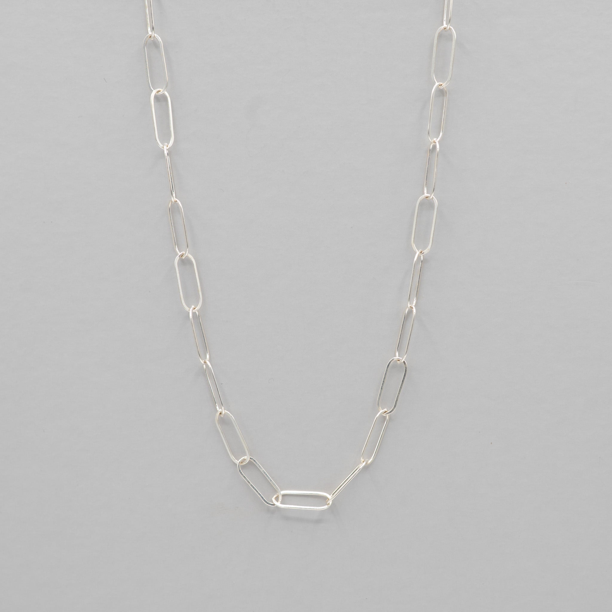 Sterling Silver Extra Large Paper Clip Layering Chain