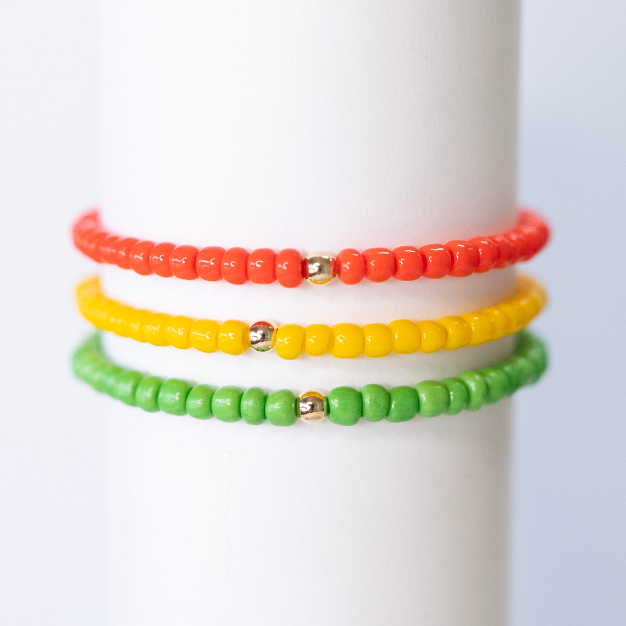 Summer Stacker Seed Bead Bracelet