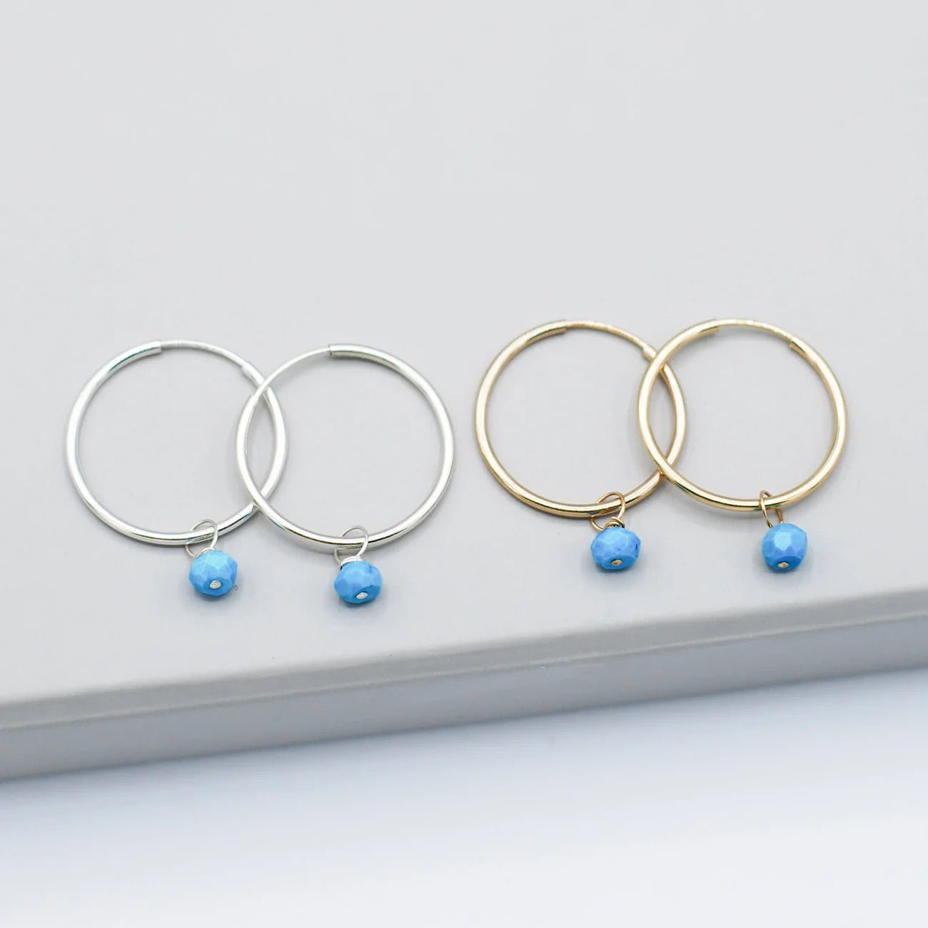 Endless Hoops & Birthstone Drops