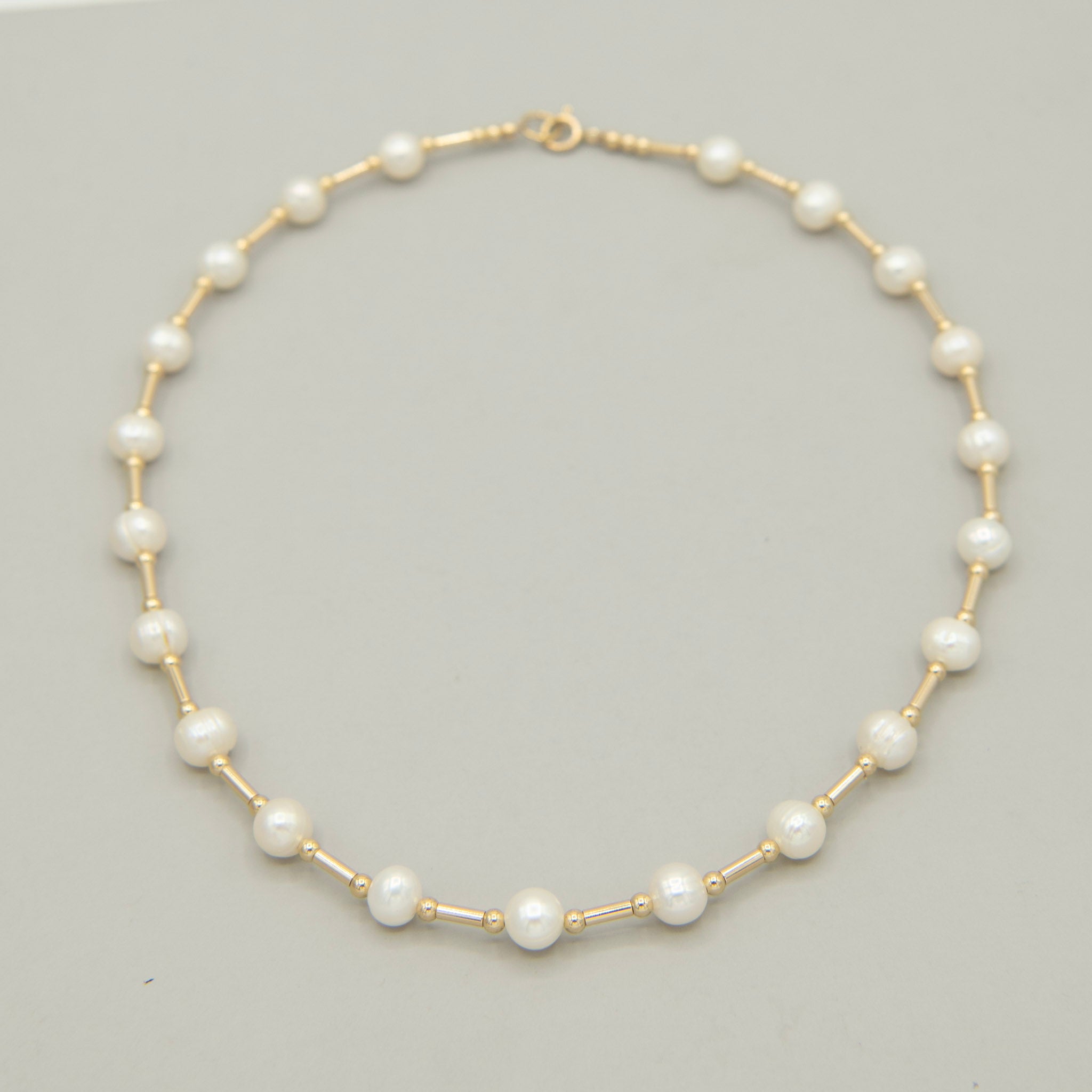 Freshwater Pearl Tube Necklace