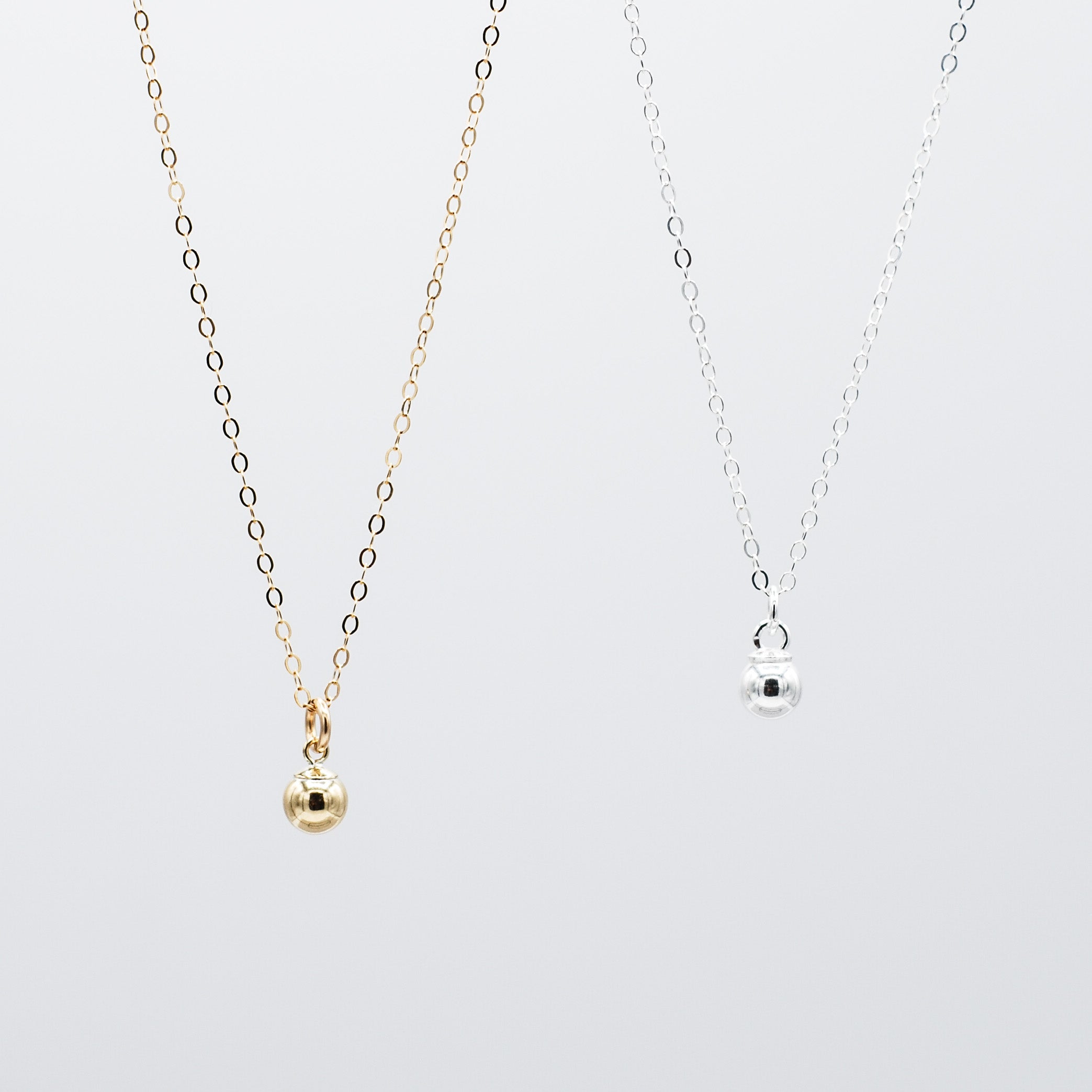 14k Gold Filled Ball Necklace