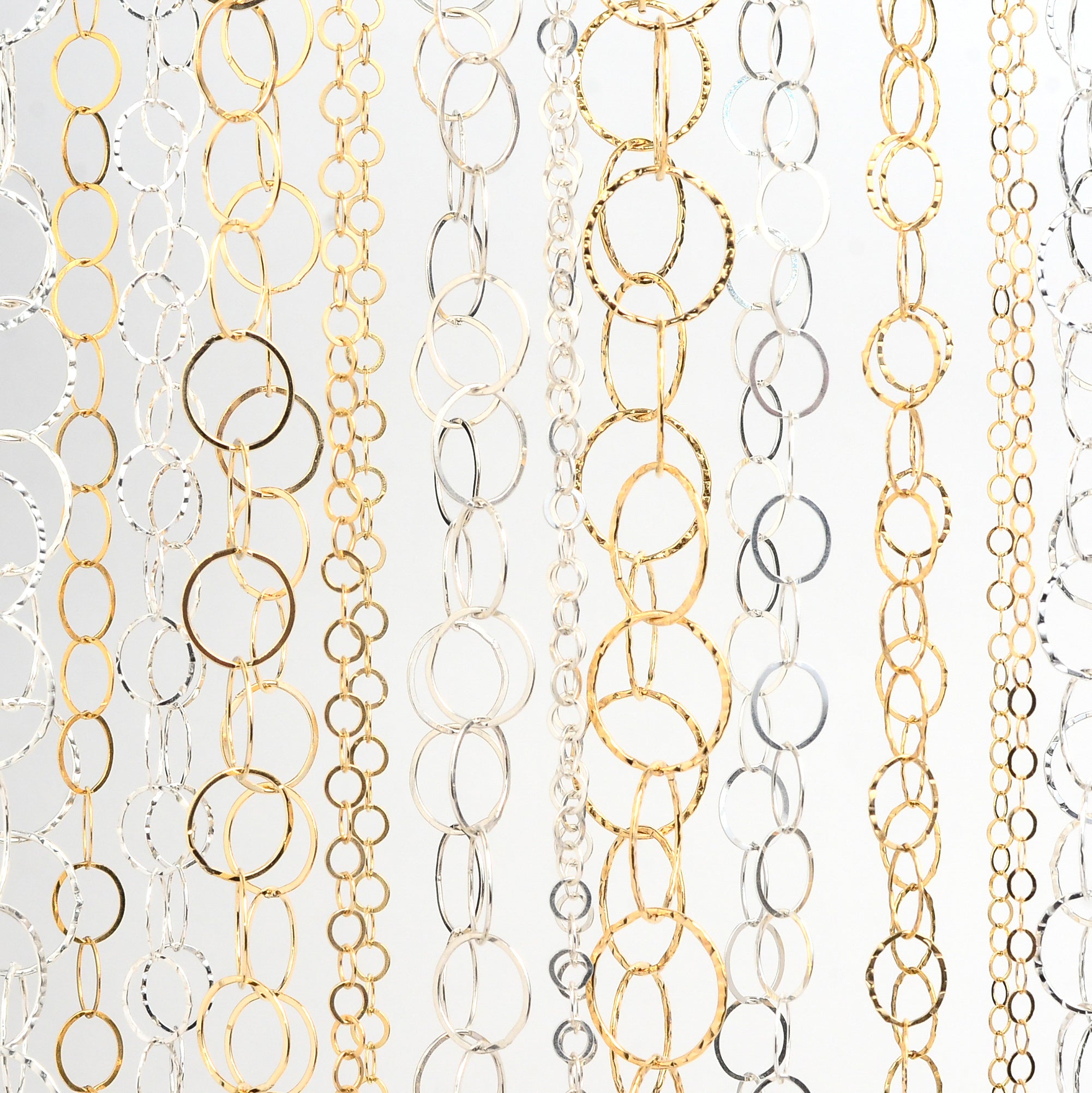 14k Gold Filled 5mm Circle Layering Chain - Jewel Ya