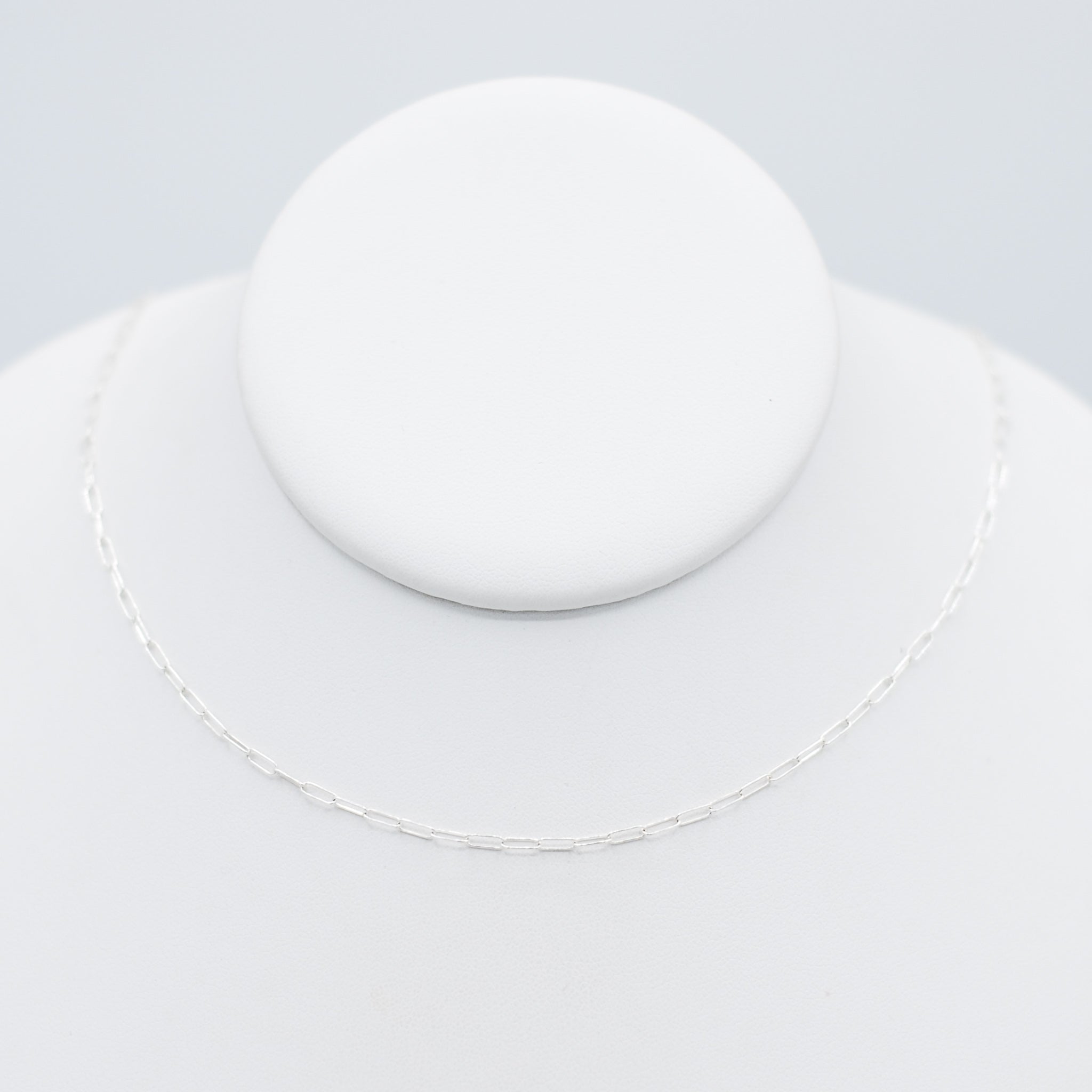 Sterling Silver Petite Paper Clip Layering Chain
