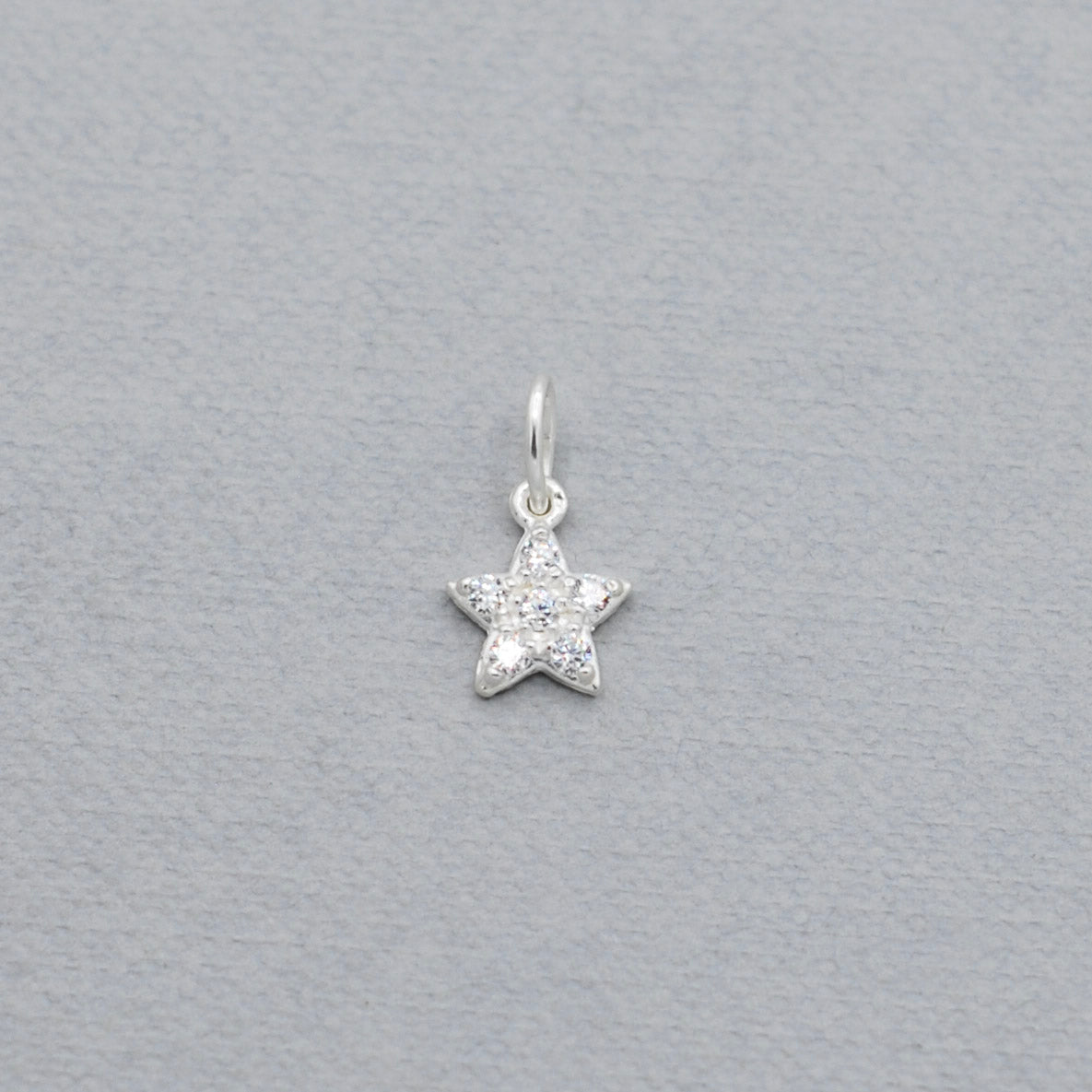 Cubic Zirconia Star Charm