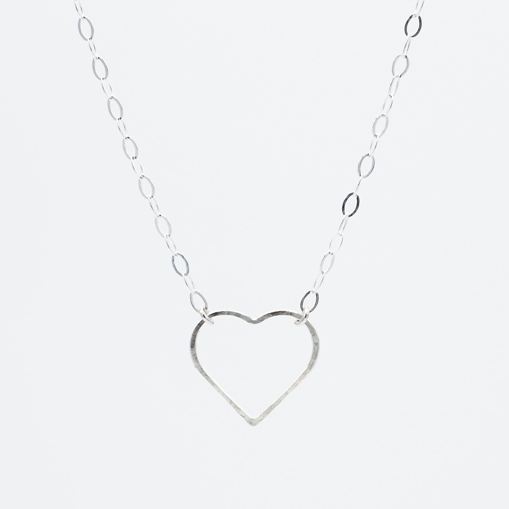 Heart Sterling Silver Necklace - Jewel Ya