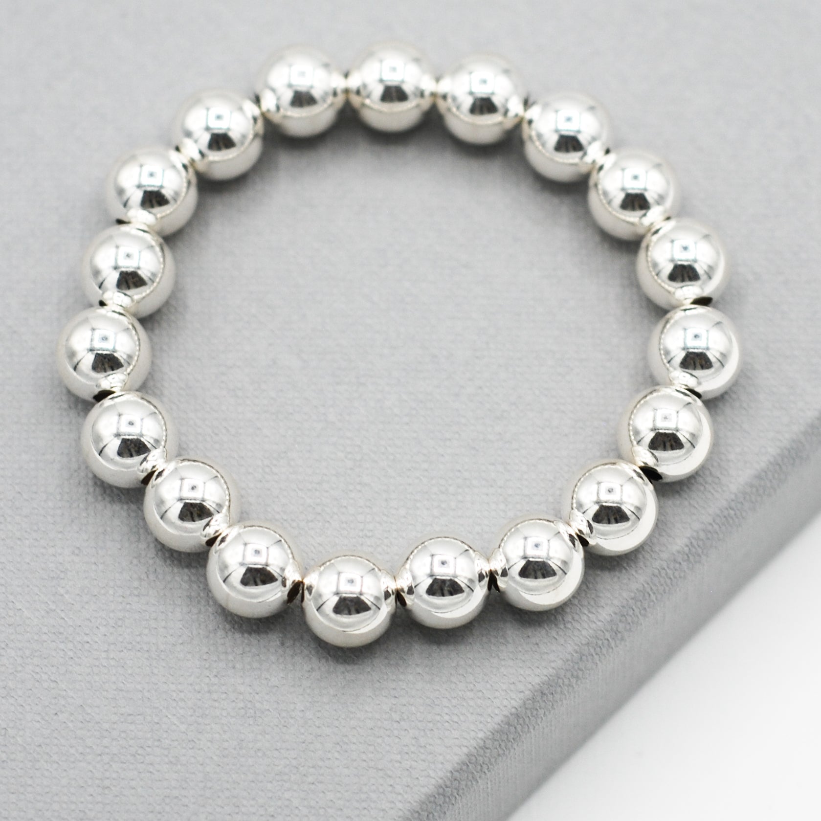 10mm Sterling Silver Bracelet - Jewel Ya