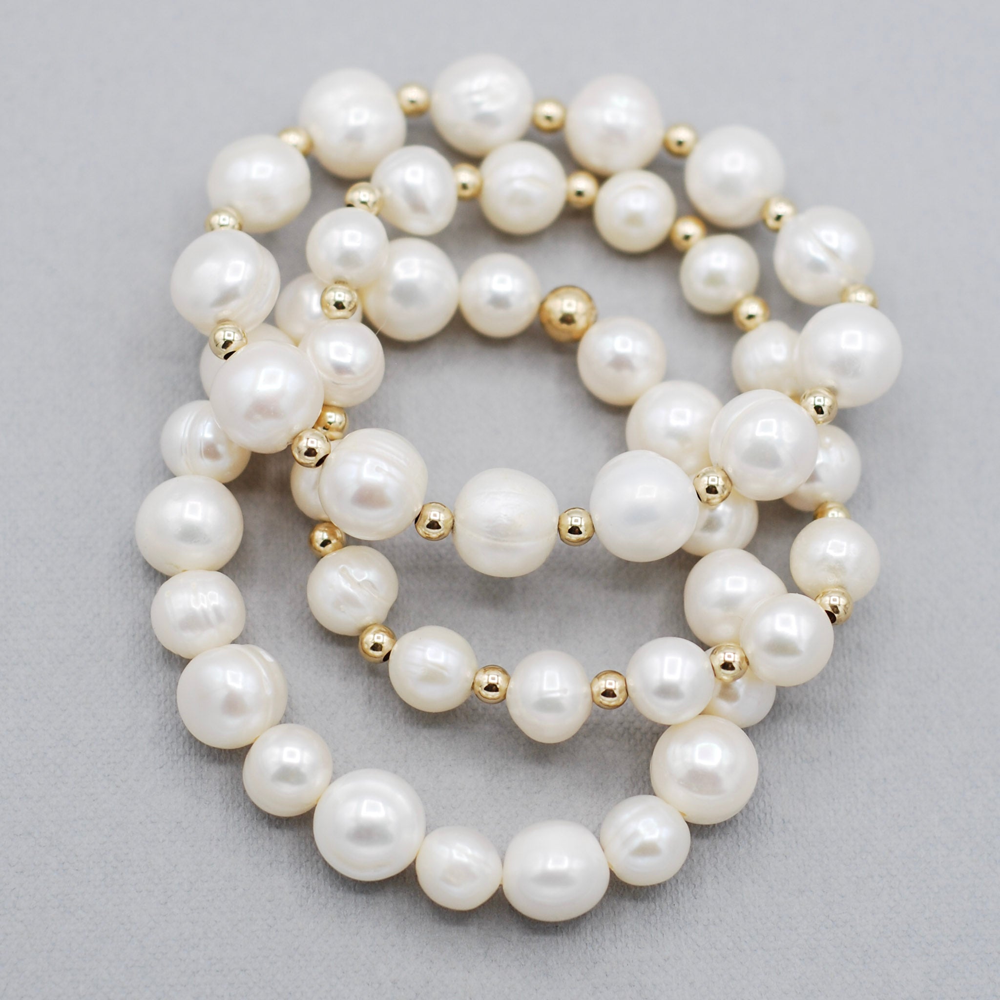Freshwater Pearl & 14k Gold Filled Bracelet