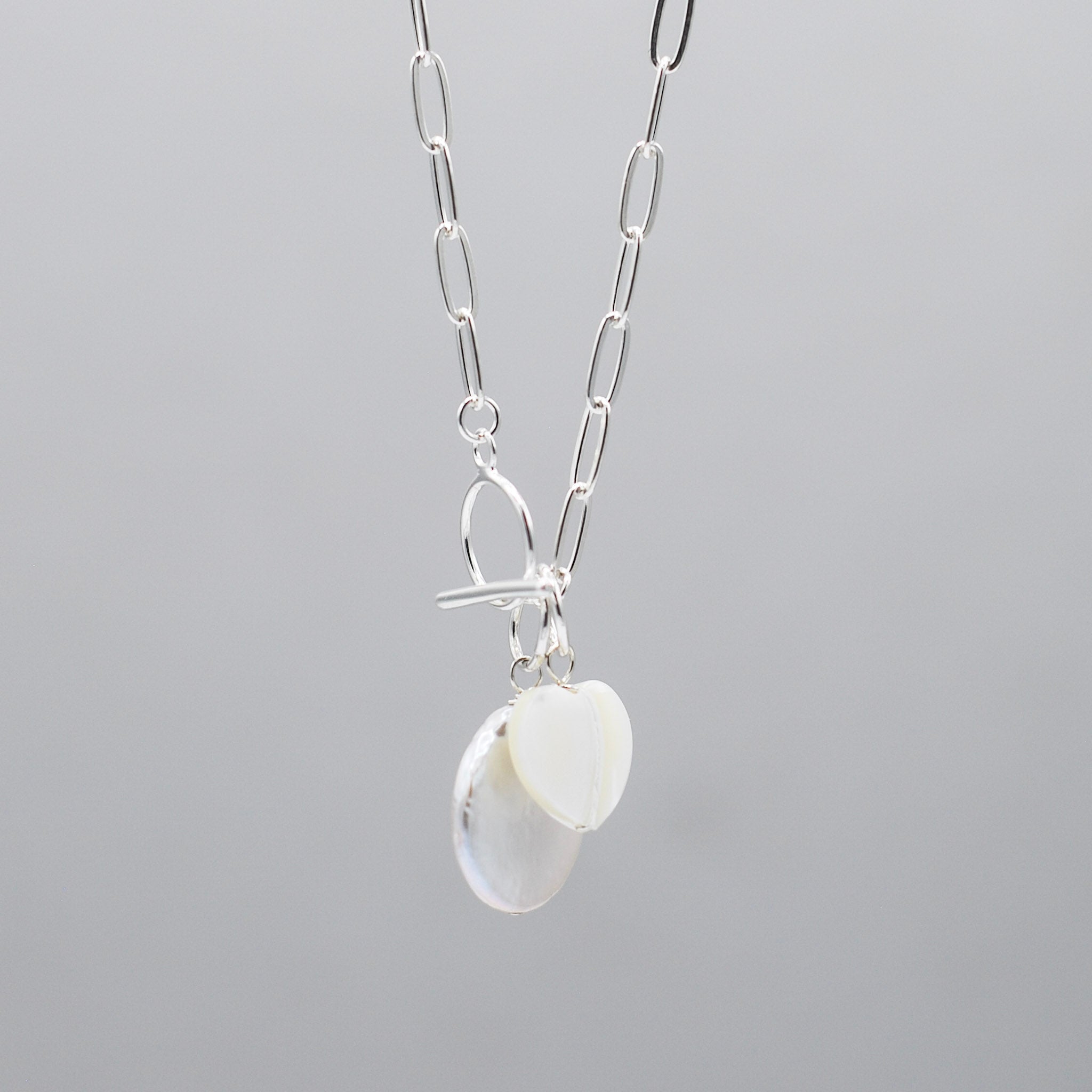 Mother of Pearl Heart Charm - Jewel Ya