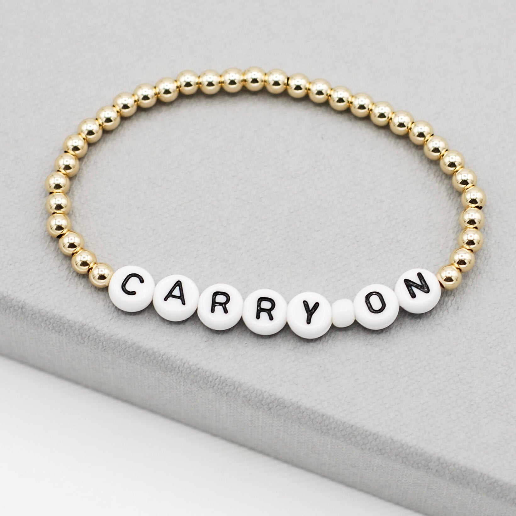 Intention 'Carry On' 4mm 14k Gold filled Bracelet