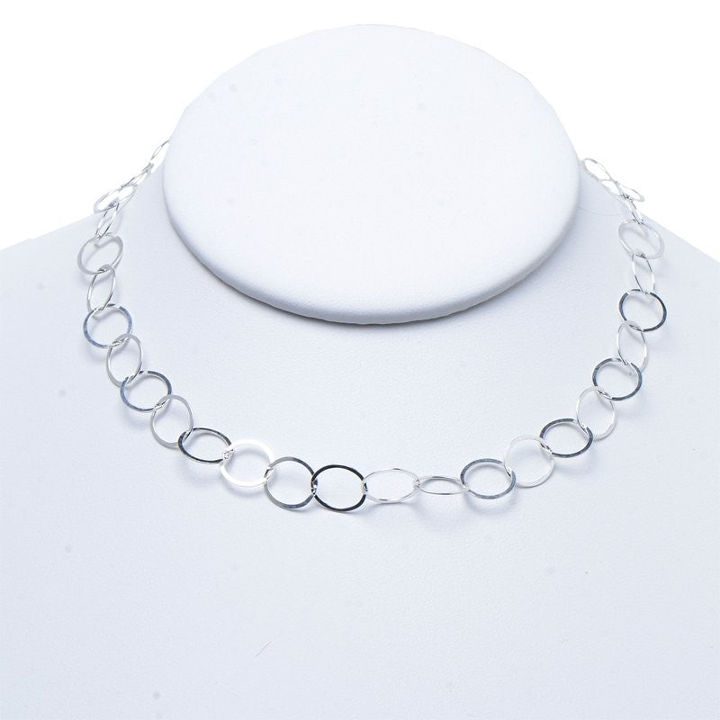 10mm Sterling Silver 16-30 Inch Chain